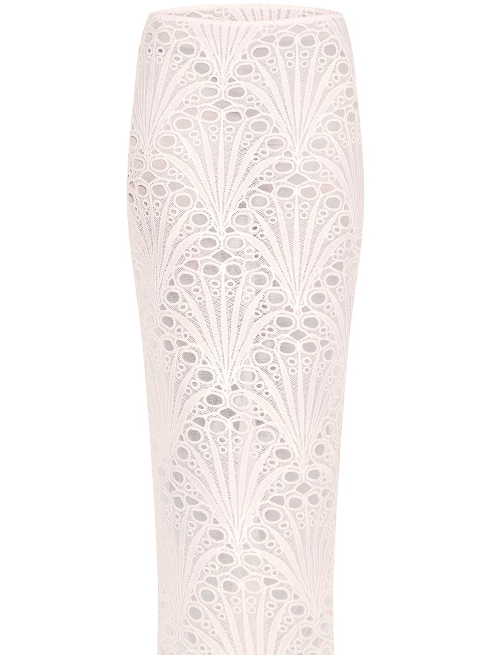 PrettyLittleThing White Lace Shell Skirt
